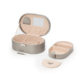 Load image into Gallery viewer, HERITAGE OVAL JEWELLERY BOX by Wolf Pewter Saffiano
