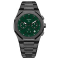 Load image into Gallery viewer, Ocho Series - Black Emerald dial chronograph
