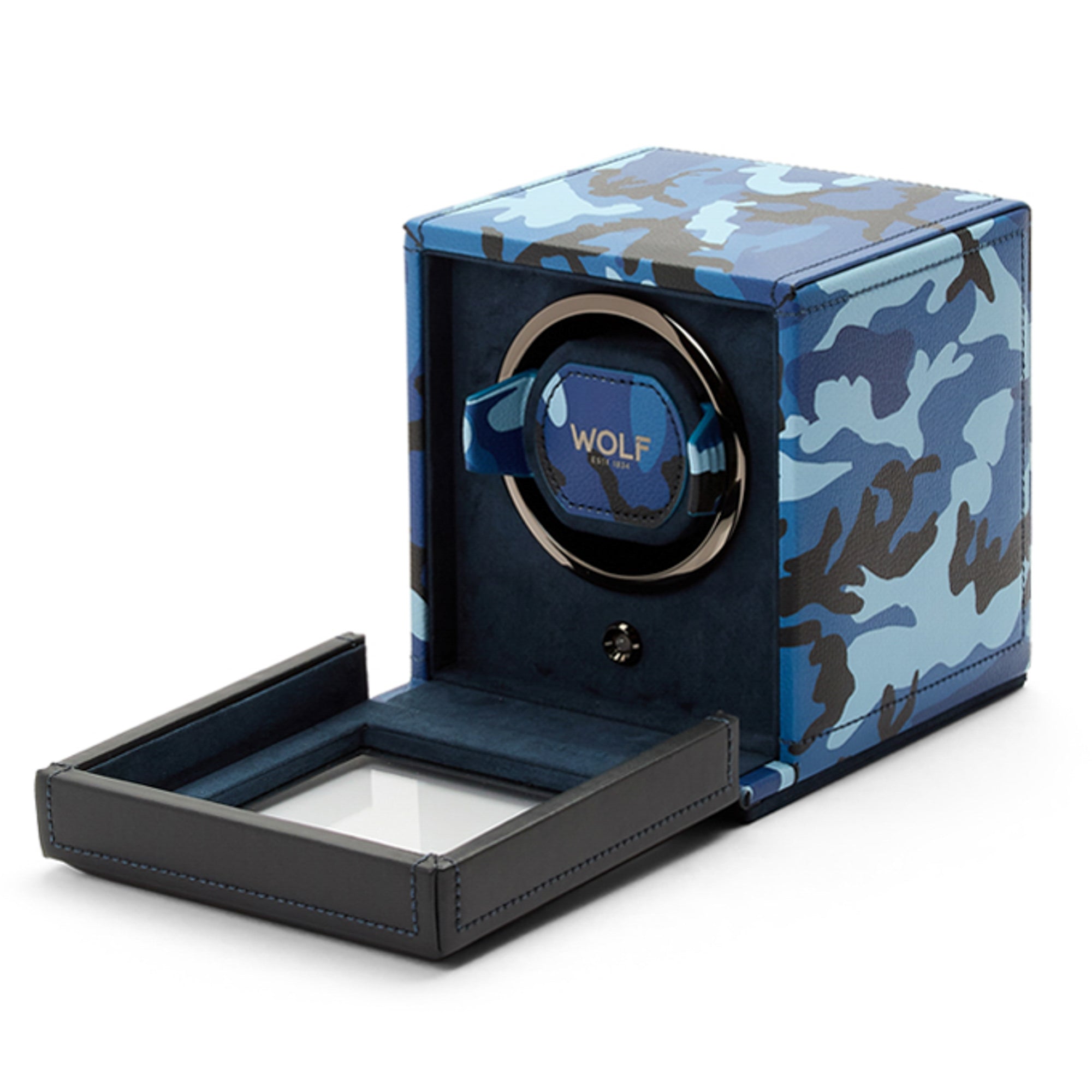 Elements Single Cub Watch Winder Water by Wolf