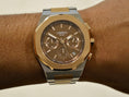 Load image into Gallery viewer, Ocho Series Chocolate dial Steel and Rose 41mm
