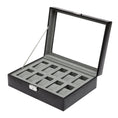 Load image into Gallery viewer, HERITAGE 10 PIECE WATCH BOX by Wolf Black
