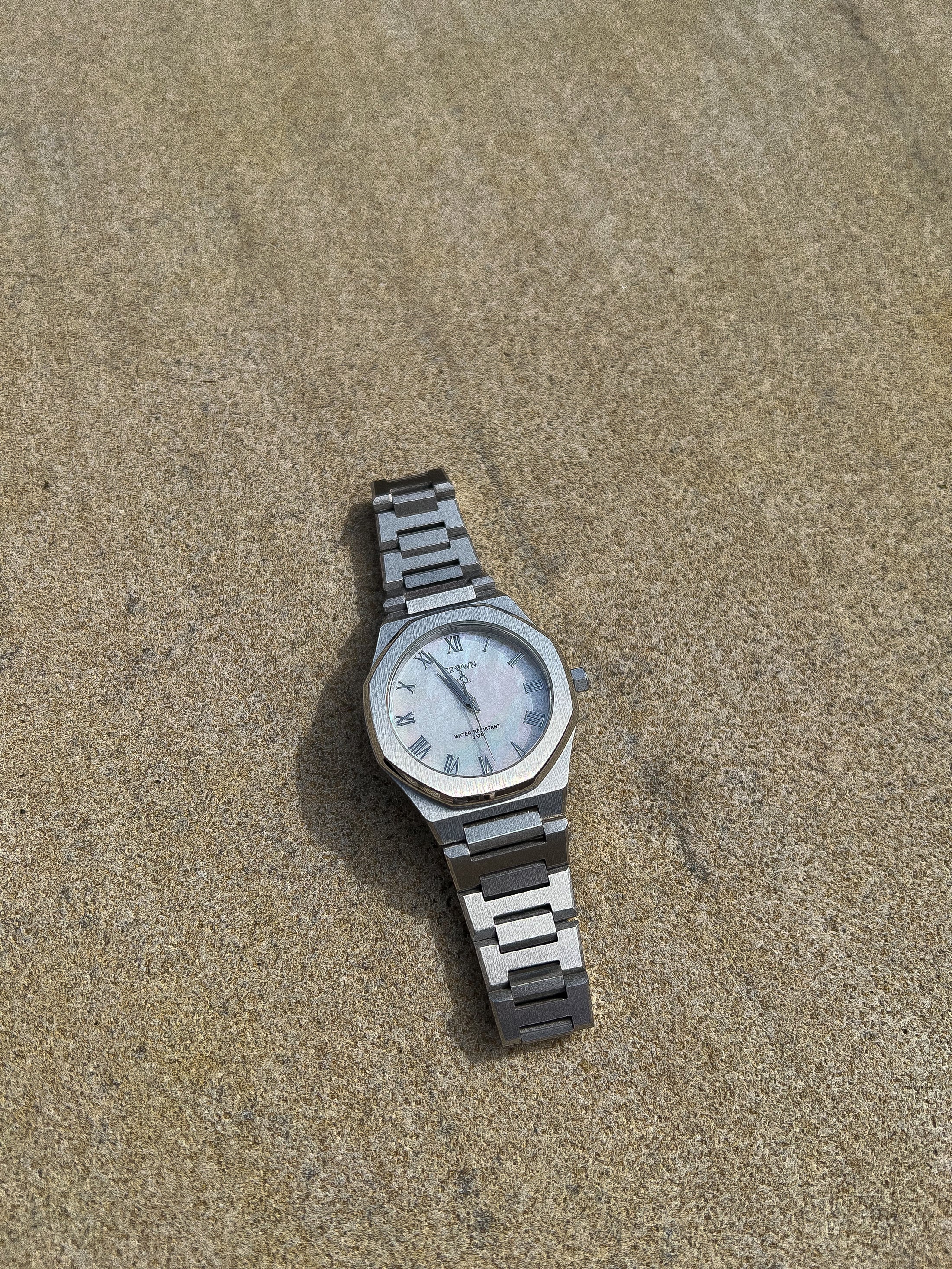 Ocho series 34mm Mother of pearl  'Designed for the smaller wrist'