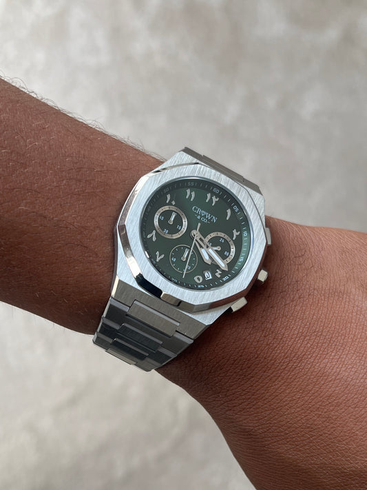 The Ocho series Emerald arabic dial 41mm