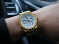 Load image into Gallery viewer, Ocho series Yellow gold white dial 41mm | Limited edition
