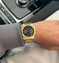 Load image into Gallery viewer, Ocho series Steel and yellow gold black dial 41mm
