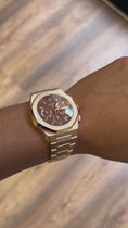 Load and play video in Gallery viewer, Ocho Series - Chocolate Dial Rose Gold
